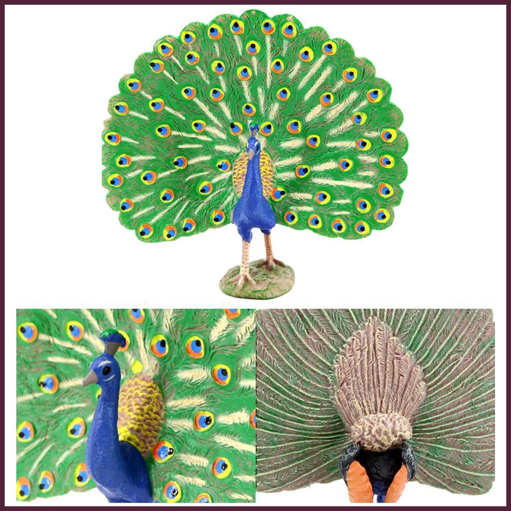 Mô Hình Chim Công Sống Động Như Thật Dùng Trang Trí