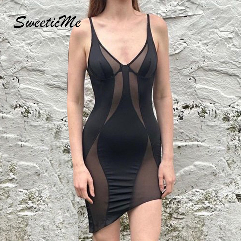 Đầm Ngắn Cổ Chữ V Hở Lưng Màu Trơn Thời Trang Mới 2023 Dành Cho Bạn Nữ