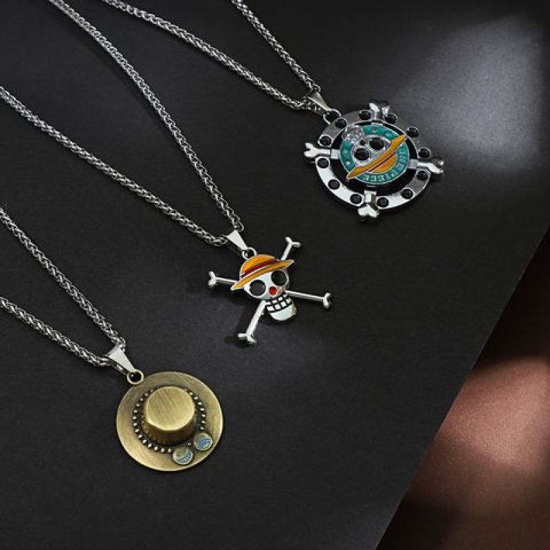 Vòng cổ Mặt Hình Nhân Vật Luffy Trong Phim One Piece