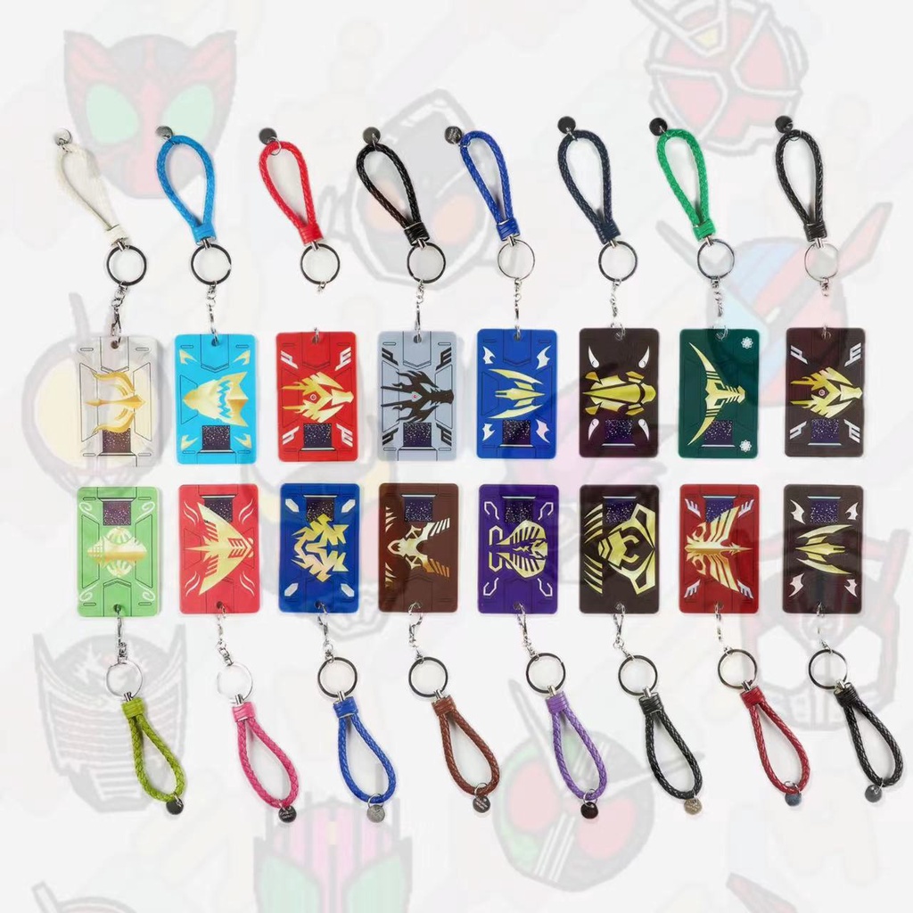 Móc Chìa Khóa / Thẻ In Hình Nhân Vật KAMEN RIDER Trong Phim Hoạt Hình Anime