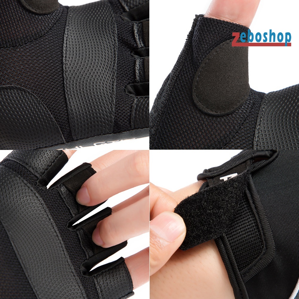 1 Đôi Găng Tay Thể Thao Nửa Ngón Chống Trượt Thoáng Khí Cho Nam Nữ
