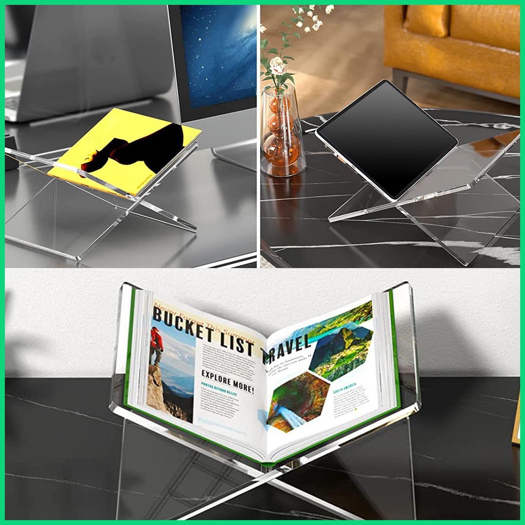 Giá Đỡ Trưng Bày Sách Bằng Acrylic Trong Suốt Đa Năng Tiện Dụng Cho jiwvn