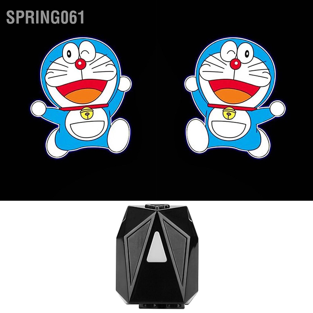 Spring061 2 Chiếc Ô Tô Đèn LED Cửa Bảng Chào Mừng Ánh Sáng Năng Động Cảm Ứng Hồng Ngoại Tích Hợp Pin Lithium 500MAh Đa