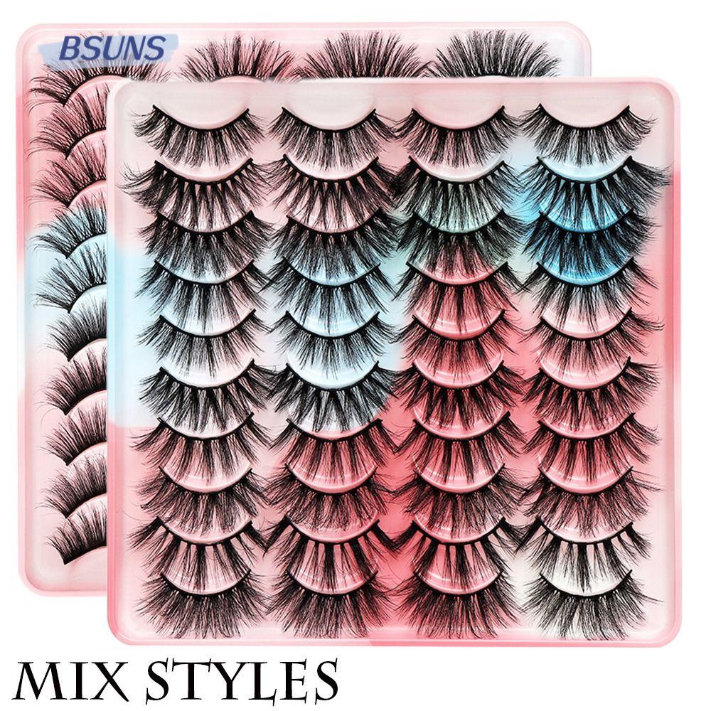 Set 20 Cặp Lông Mi Giả Nhiều Lớp Handmade Có Thể Tái Sử Dụng