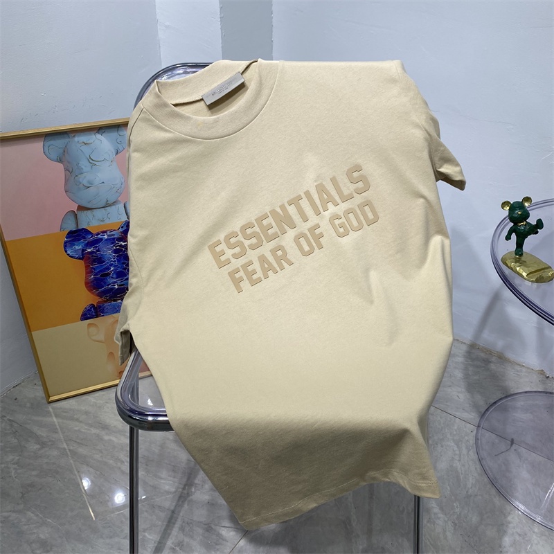 F &amp; O &amp; G88-Trend Áo Thun Tay Ngắn In LOGO Nhiều Chữ ES &amp; SEN &amp; TIALS flocked Thời Trang Đường Phố Cổ Điển Dành Cho Nam Và Nữ