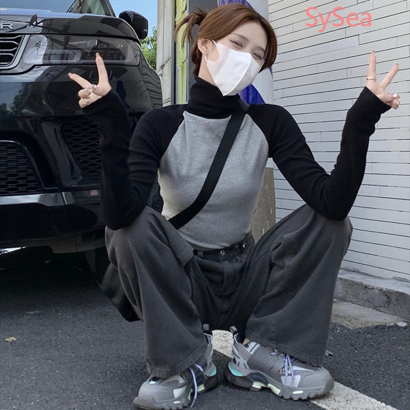 Áo Dài Tay Ôm Dáng Thời Trang Hàn Quốc Dành Cho Nữ