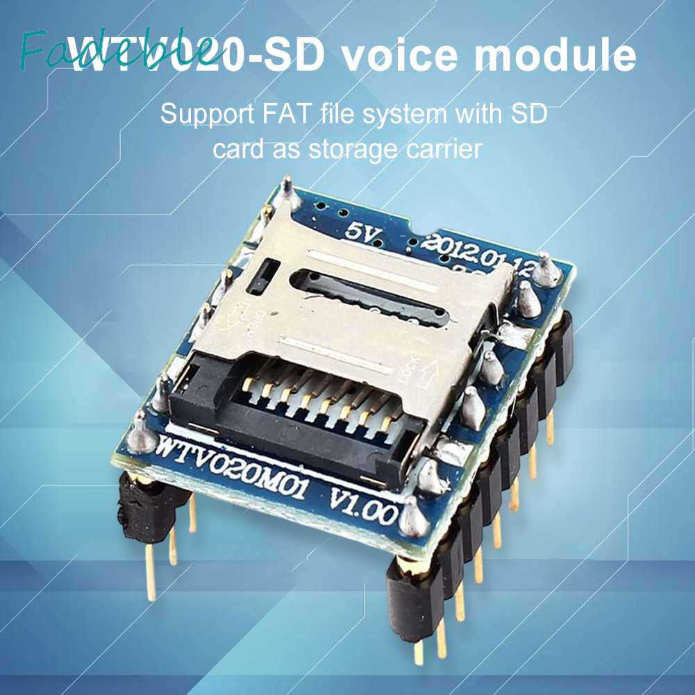 Mô Đun Âm Thanh Thẻ Nhớ SD MP3 WTV020-SD 32M-1GB