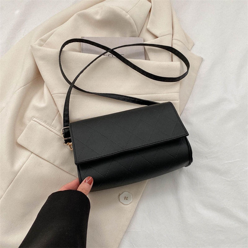 Túi Xách Đeo Vai Hình Vuông Cỡ Nhỏ Phối Dây Đeo Sợi Xích Phong Cách Phương Tây Thời Trang Cao Cấp Cho