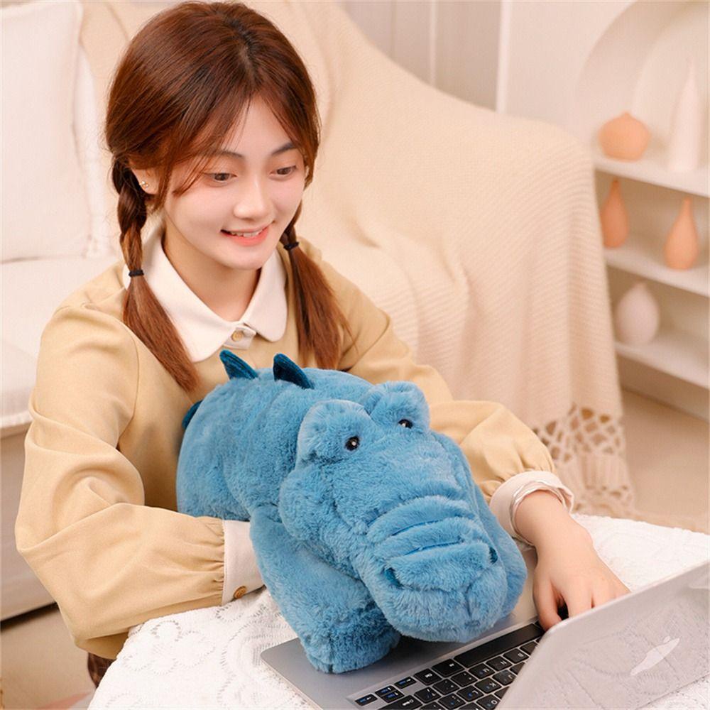 Thú Nhồi Bông Hình Cá Sấu Đang Ngủ Dễ Thương 45cm 60cm