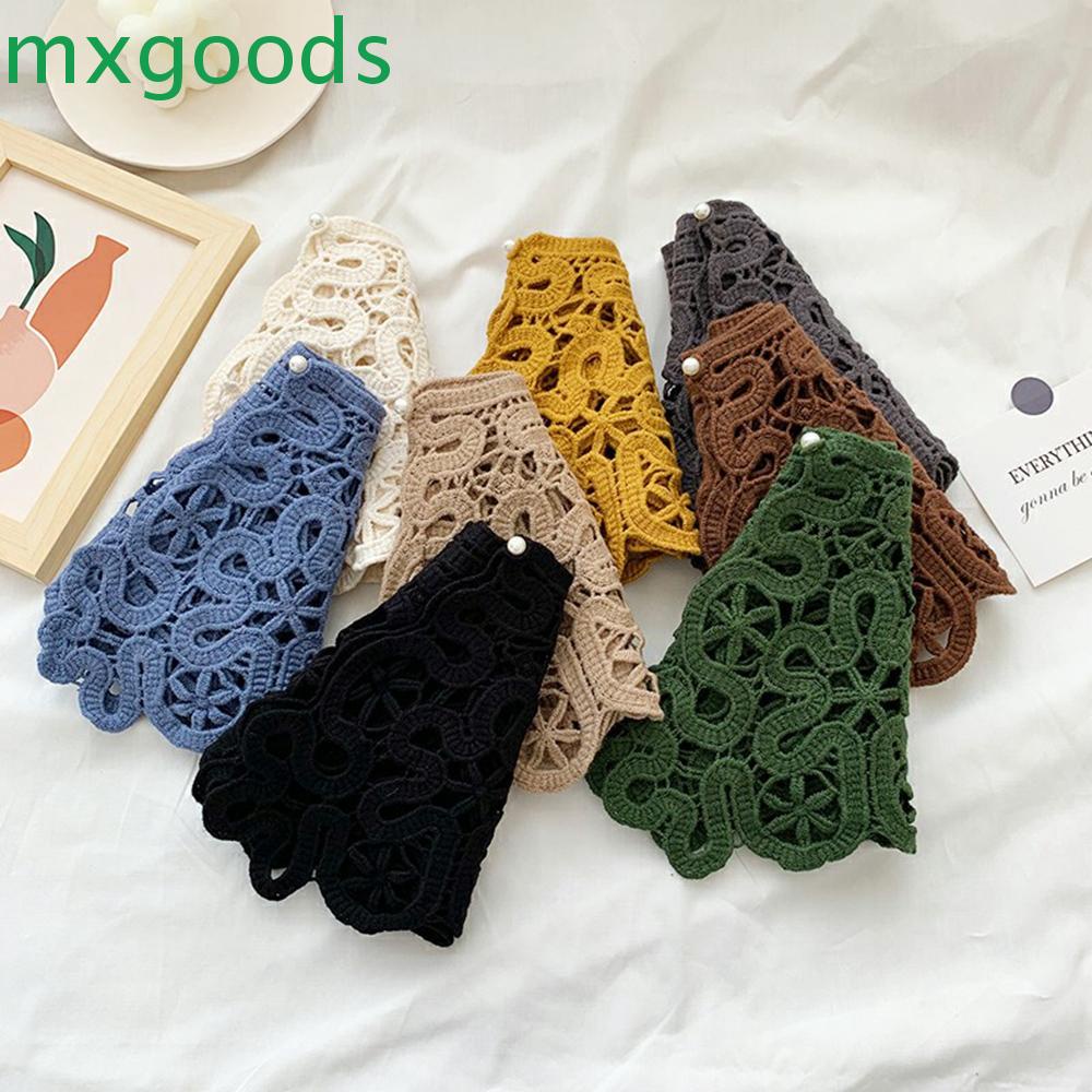 Vòng Cổ Ren Giả Thêu Hoa Phong Cách Vintage Cho Nữ