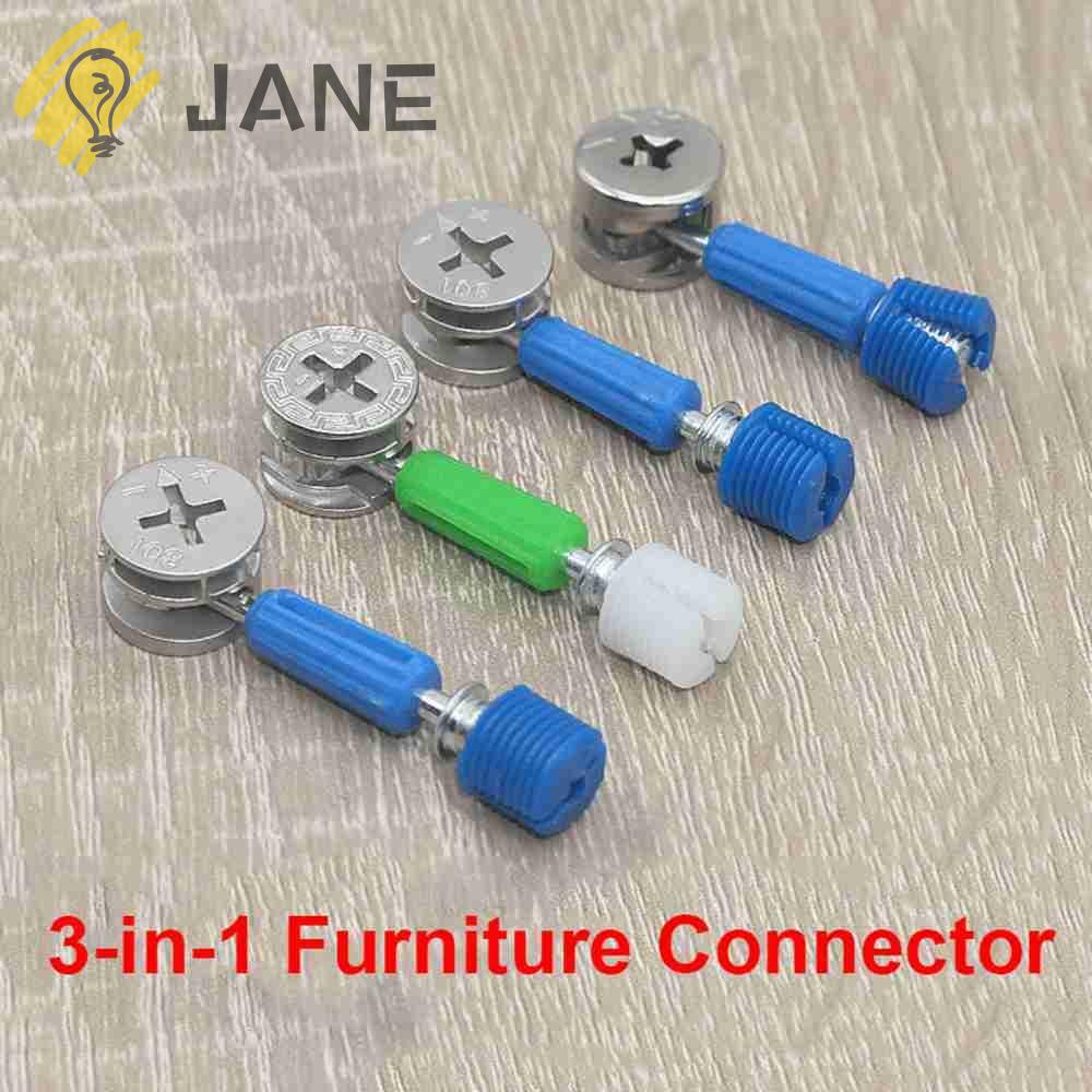 Set 10 Đai Ốc Nối Bánh Xe 3 Trong 1 Chuyên Dụng Cho Nội Thất