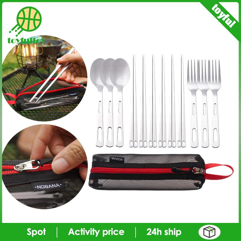 Bộ Dụng Cụ Ăn Uống Tiện Dụng Mang Theo Du Lịch Cắm Trại