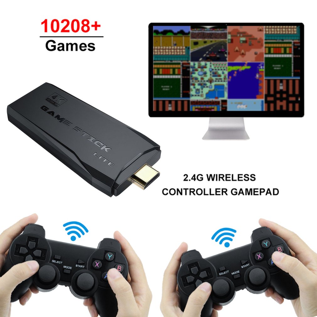 M8 Game Console Wireless 2.4G High Defintion Video Classical Gaming Funny Creative 32G Memory Games Stick For Ps1 [Q/7]