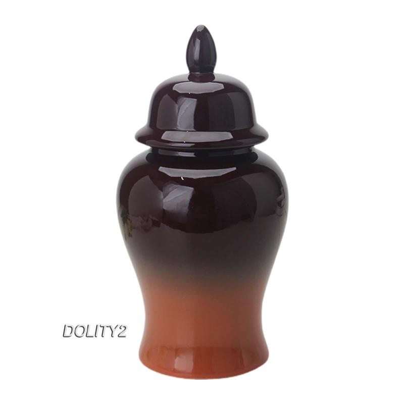 Bộ 2 Lọ Gốm Đựng Trà Có Nắp Đậy 7x14inch