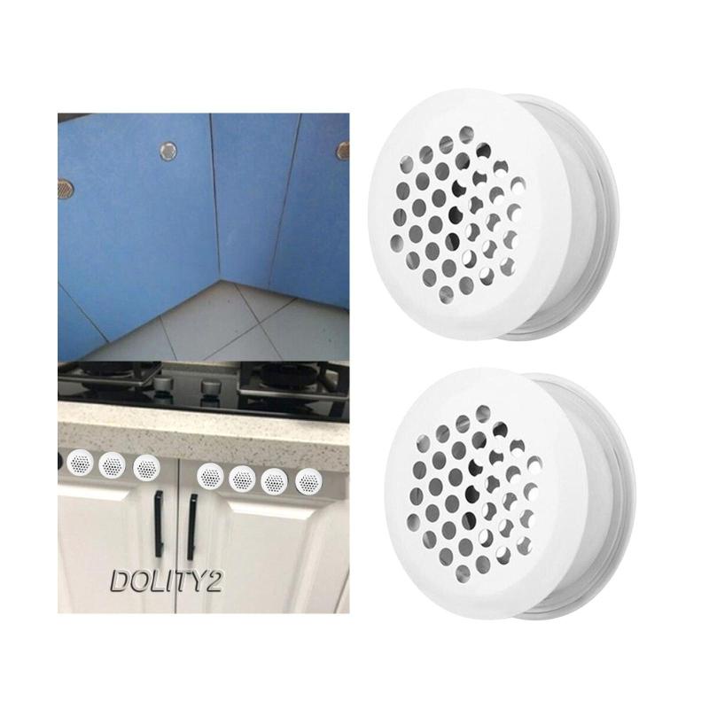[Dolity2] Bộ Tản Nhiệt Dạng Lưới Tròn Lỗ Thông Hơi Cà Phê Cho Ống Xả Nhiệt Và Ống Xả