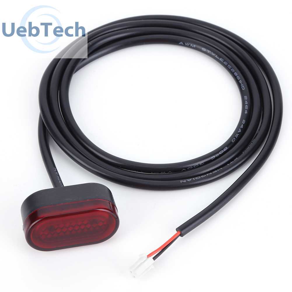 Đèn LED Cảnh Báo An Toàn Phía Sau Kèm Dây Cáp Dành Cho Xe Đạp Ninebot F30 F40