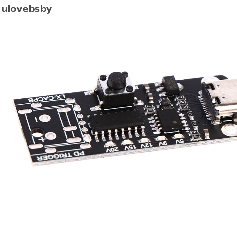 Bảng Mạch Kích Hoạt ulovebsby USB Type-C PD Decoy 9V 12V 15V PD 2.0 3.0