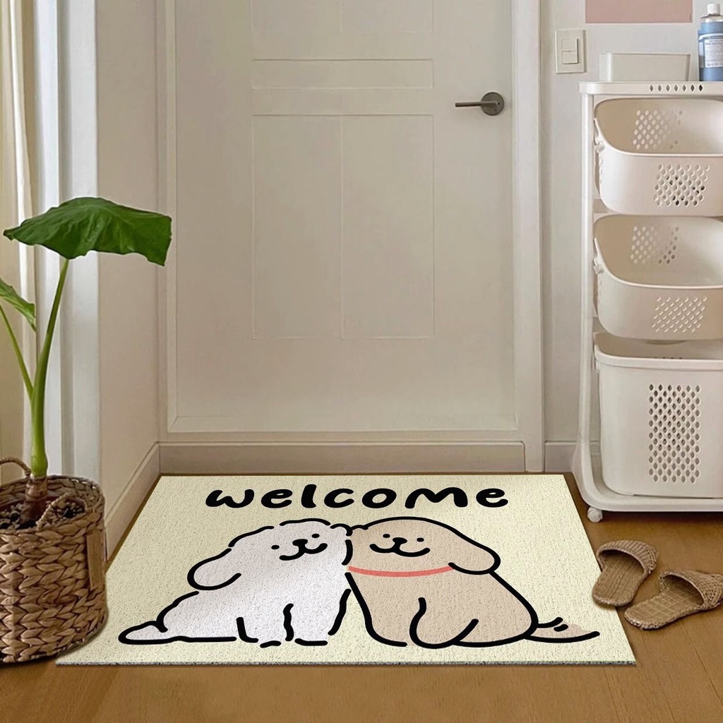 Thảm Lót Cửa Ra Vào Họa Tiết Hoạt Hình Dễ Thương