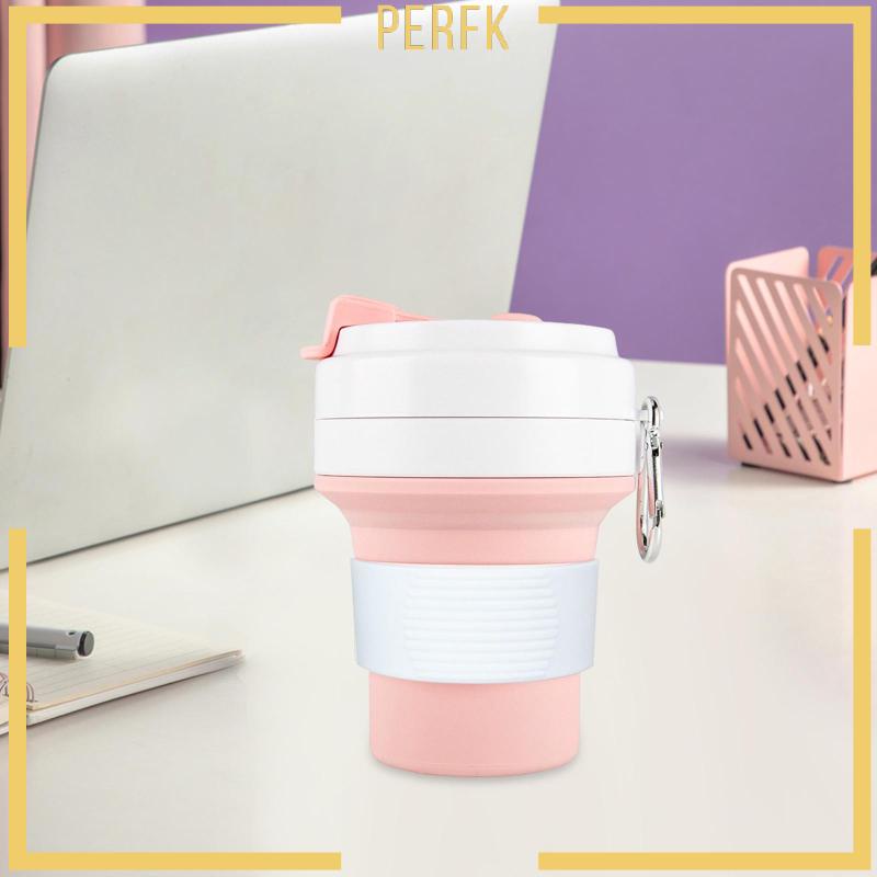 Cốc Uống Nước Nóng Lạnh Bằng Silicone Có Thể Gấp Gọn