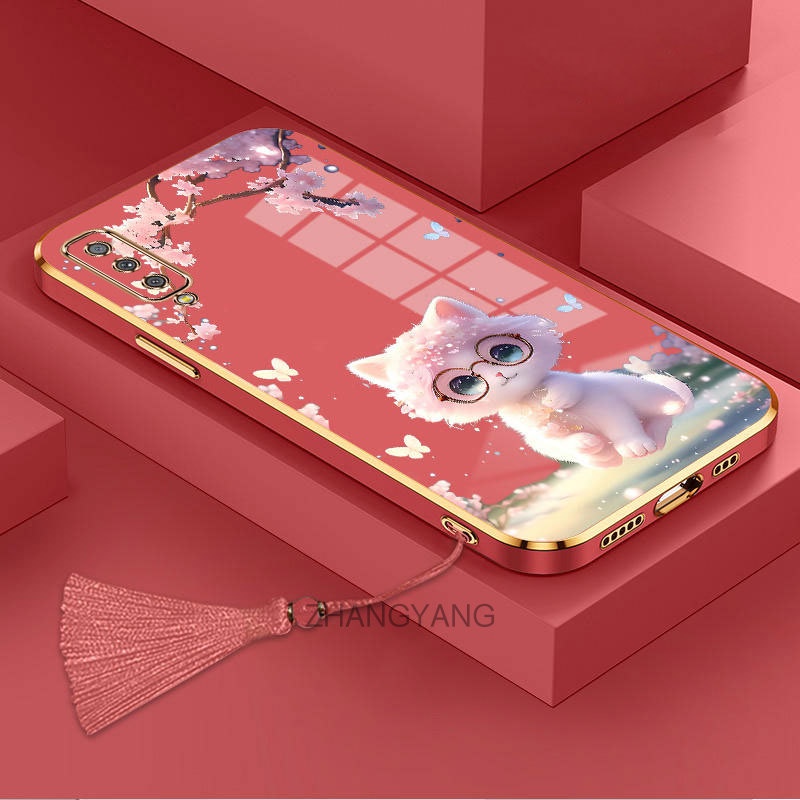 Ốp ĐiệN ThoạI HìNh MèO Dễ Thương Cho Samsung a7 2018 a50 a50s a30s a70 a750