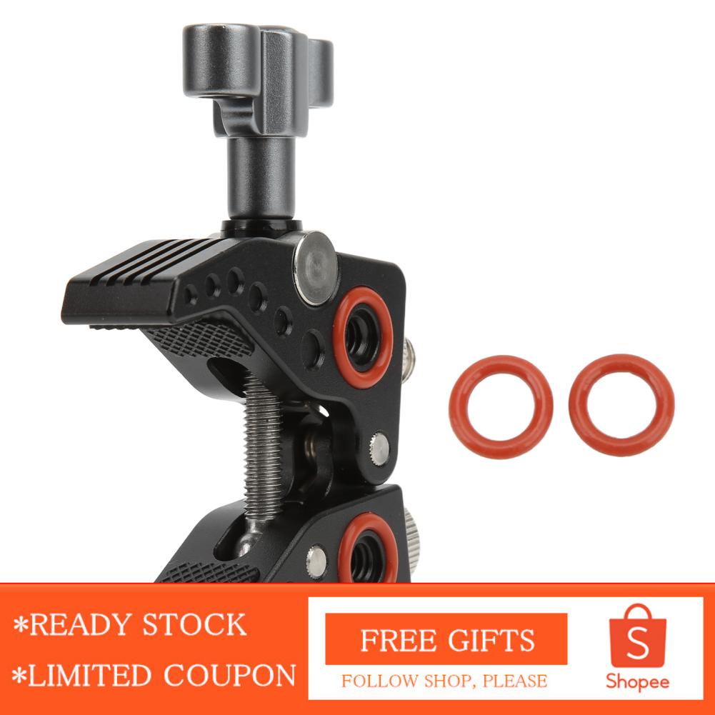 Alwaysonline Super Clamp For  Lights Flash Microphone C With 1/4 Thread