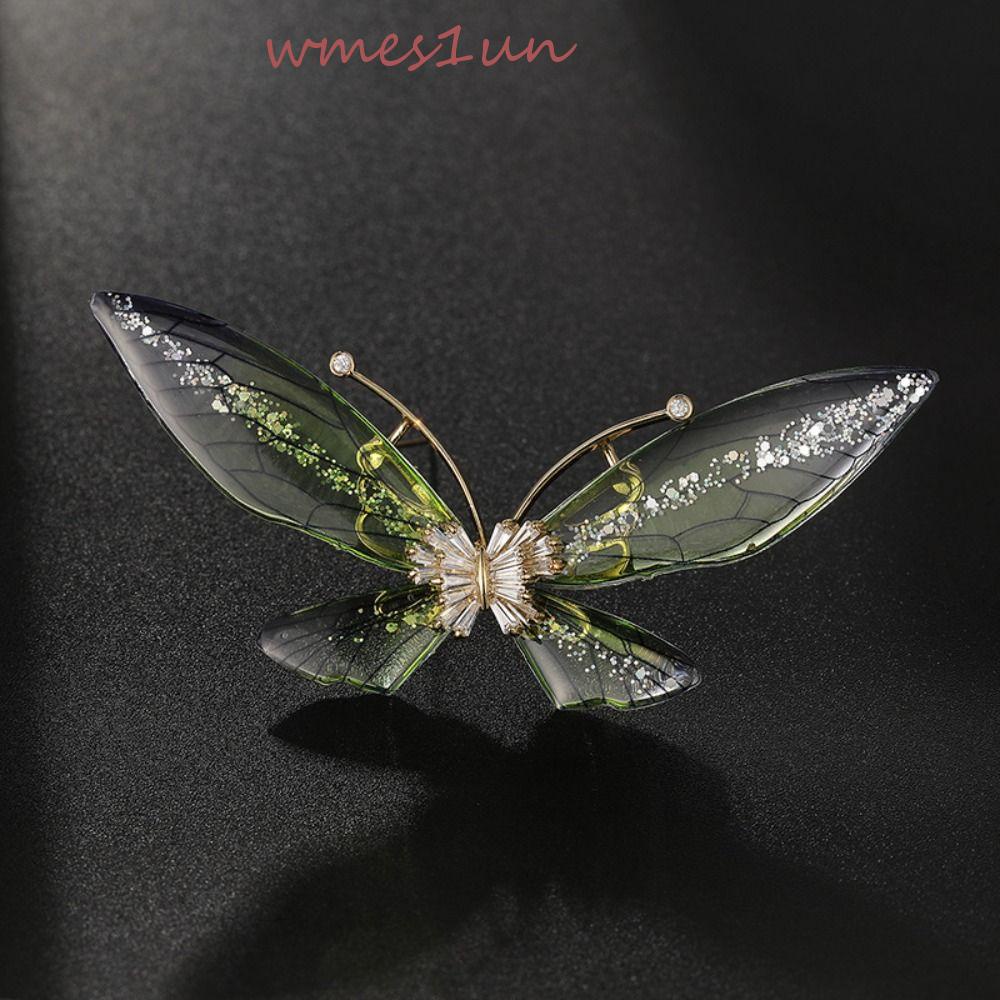 Trâm Cài Áo Hình Bướm Mini WMES15H Bằng Hợp Kim Sang Trọng Độc Đáo Cho Nam Và Nữ