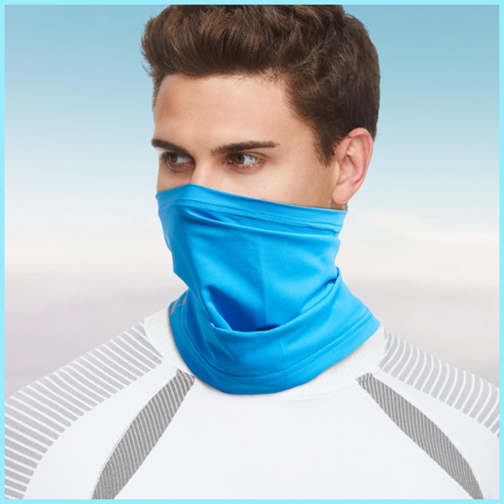 Khẩu Trang Che Cổ Co Giãn Thoáng Khí Chống Tia UV Phản Quang Cho Nam