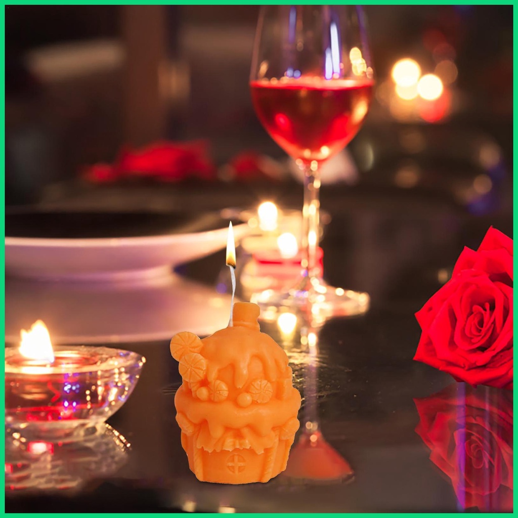 Khuôn Silicon Làm Nến Hình Ngôi Nhà Dễ Thương Đa Năng Có Thể Tái Sử Dụng