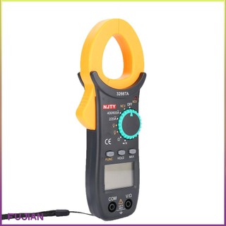 Digital Clamp Meter Njty Dc/Ac Volt Amp Ohm Diode Multimeter Ammeter Multitester Current Voltage Resistance Tester Ncv3266Ta [B/10]