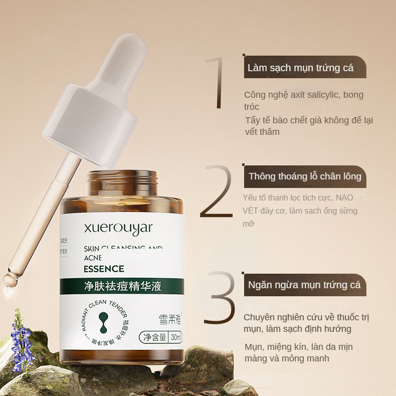 Tinh Chất Salicylic Acid Hỗ trợ giảm mụn Làm Sáng Da Cải Thiện Tình Trạng Thô Và Dull Chăm Sóc Da Mặt 30ml