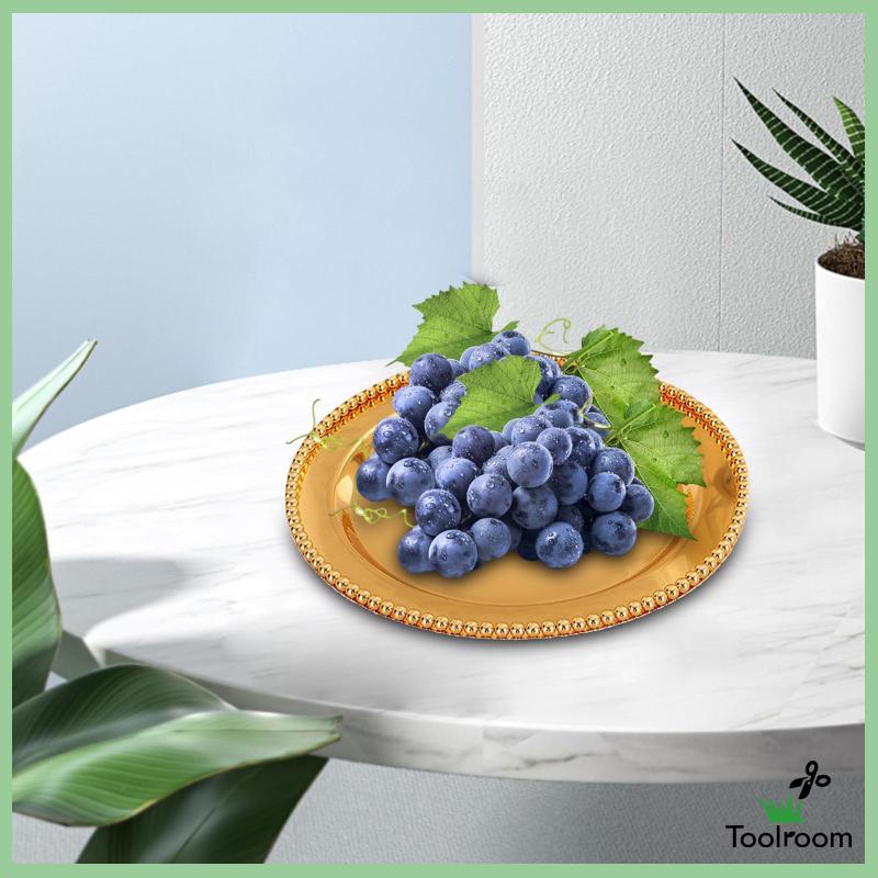 Đĩa Kim Loại Chống Rỉ Sét Chuyên Dụng Cho Phục Vụ Salad / Nhà Hàng / Tiệc Cưới