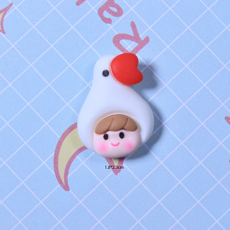 Set 10 Móc Khóa Hình Động Vật Hoạt Hình Xinh Xắn