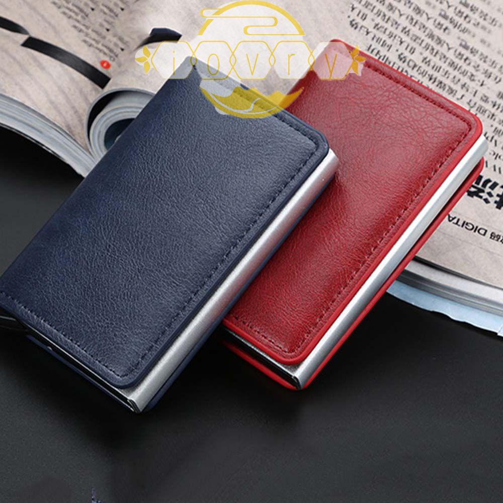 Ví Da Ngà Chống Nước Đựng Thẻ Bằng Nhôm Đa Năng Thời Trang Cho Nam