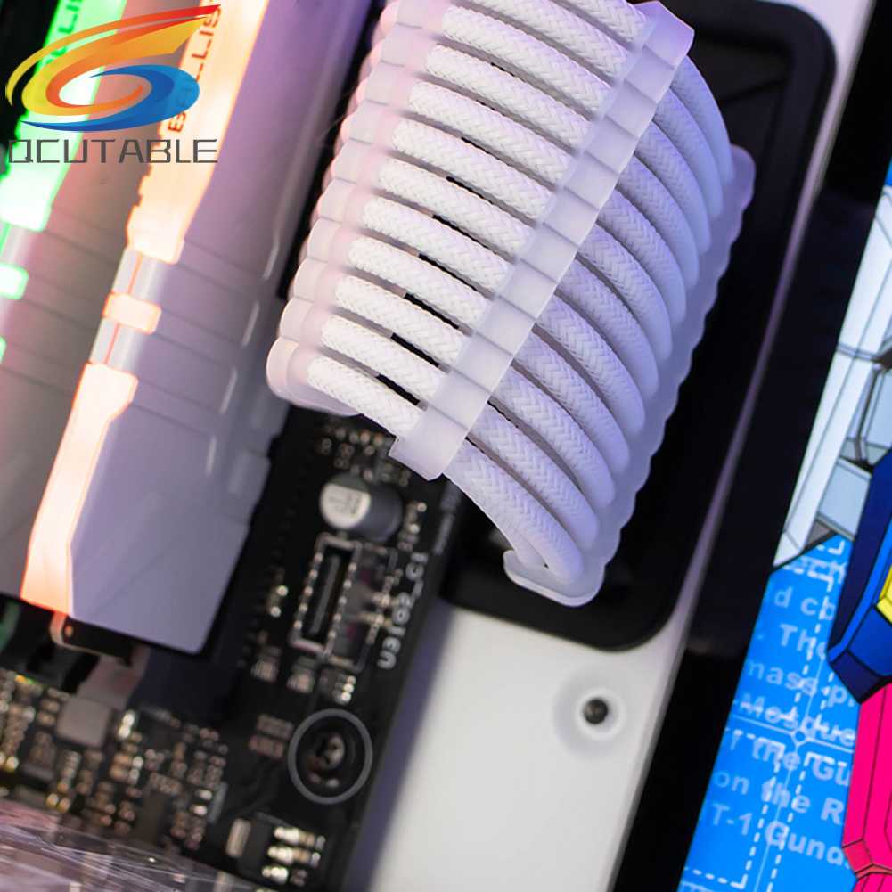 Bộ 24 Lược Sắp Xếp Dây Cáp 24Pin 8Pin 6Pin Cho Máy Tính 3.0-3.6mm