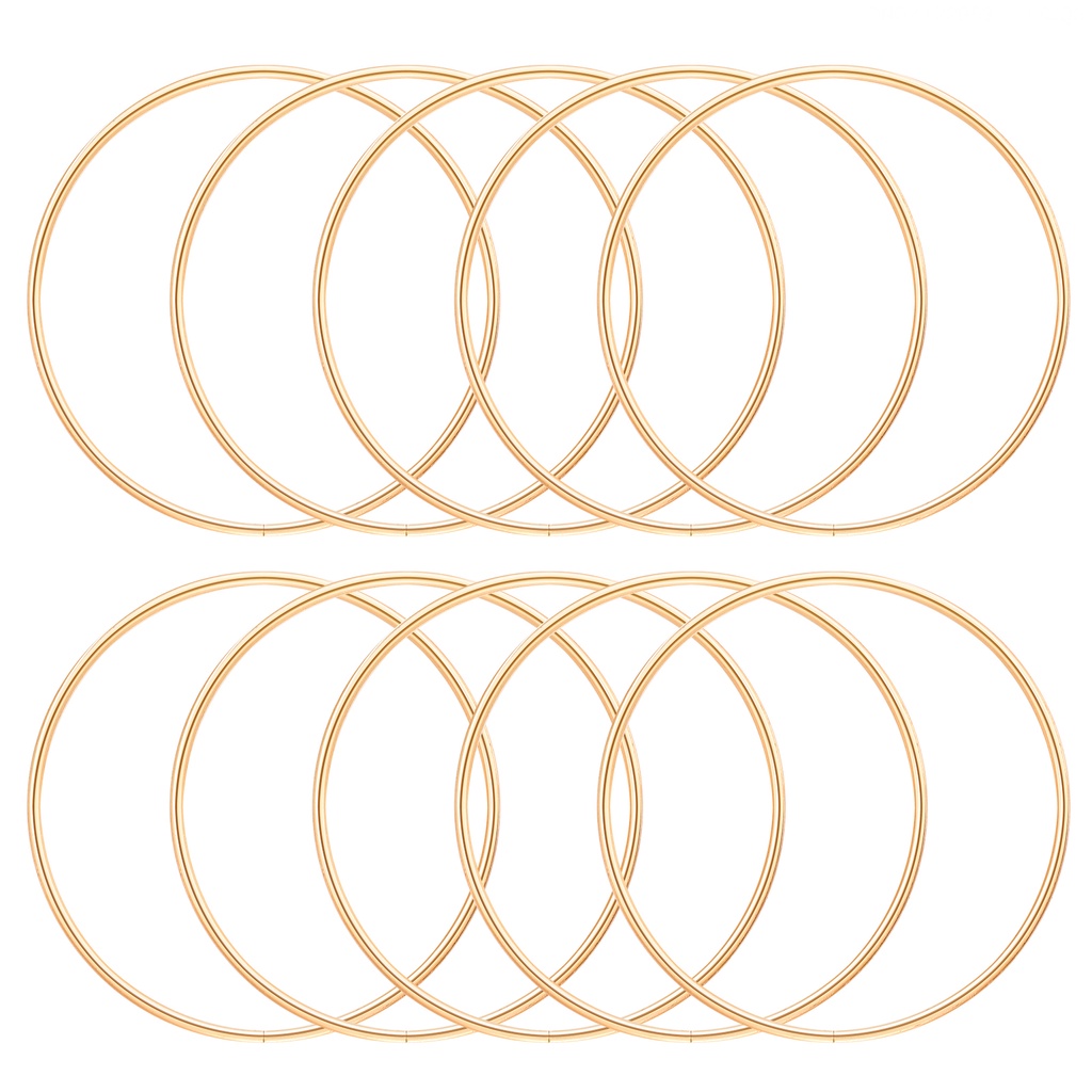 Bộ 10 Vòng Kim Loại Tự Làm Dreamcatcher