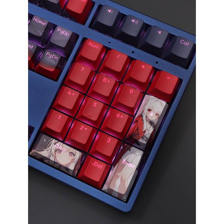 Clara Keycaps Cherry Profile Anime Honkai Star Rail PBT Dye Sub Bàn Phím Cơ Keycap