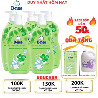 ComBo 5 Chai Nước rửa bình/ xúc bình sữa Dnee Thái Lan 600ml