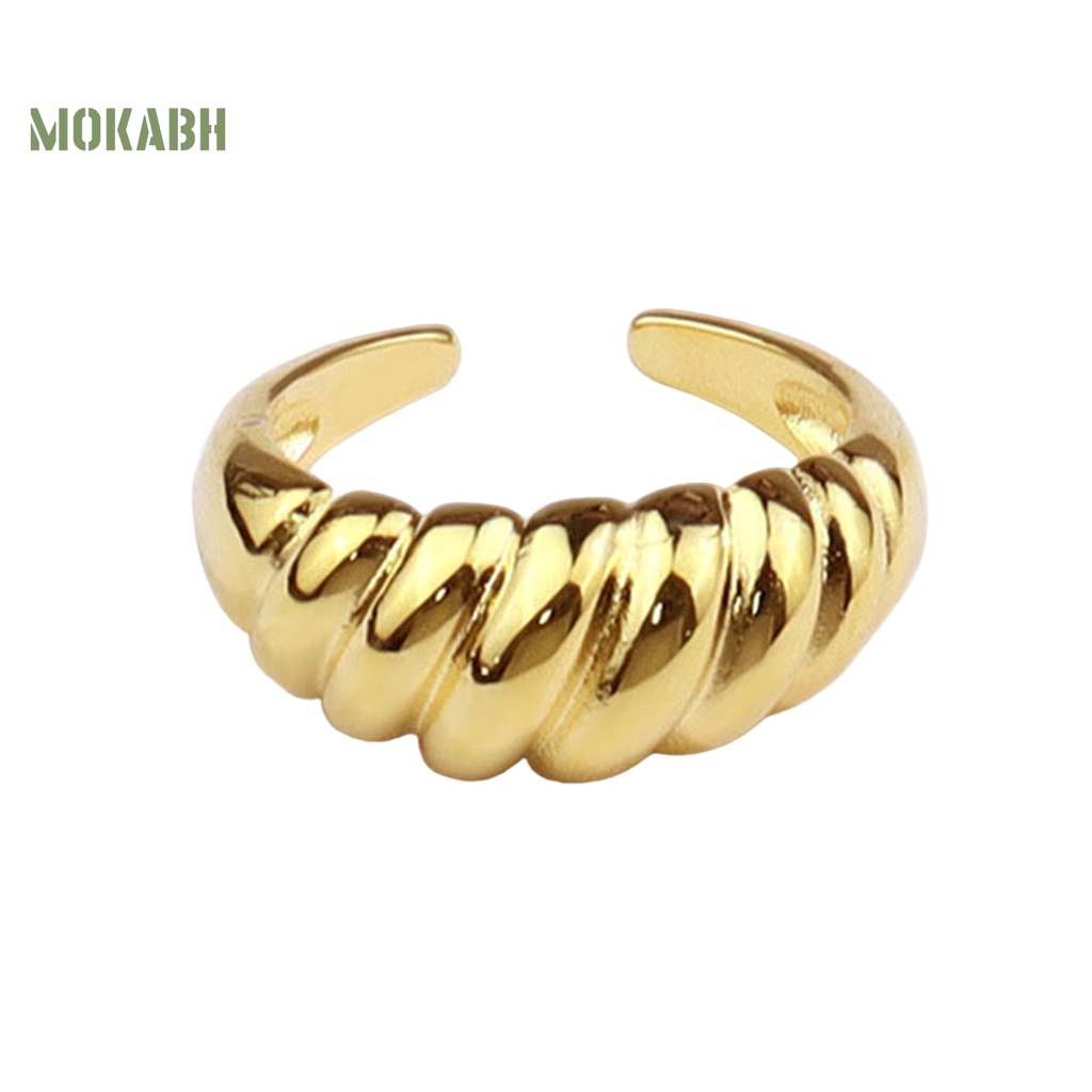 [Mới] Nhẫn Hở Điều Chỉnh Được Không Phai Phong Cách Pháp Cổ Điển Cá Tính Trang Sức Cho Nữ