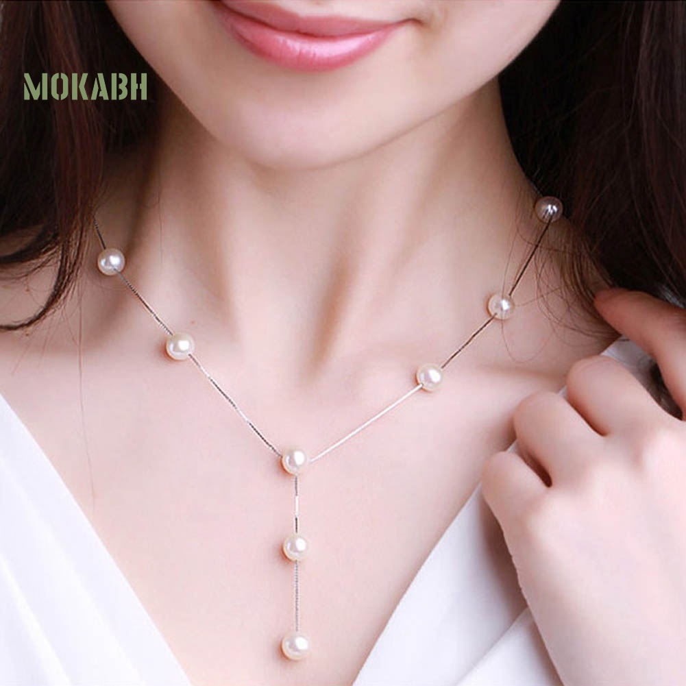 Bộ Trang Sức 3 Món Ngọc Trai Nhân Tạo Thời Trang