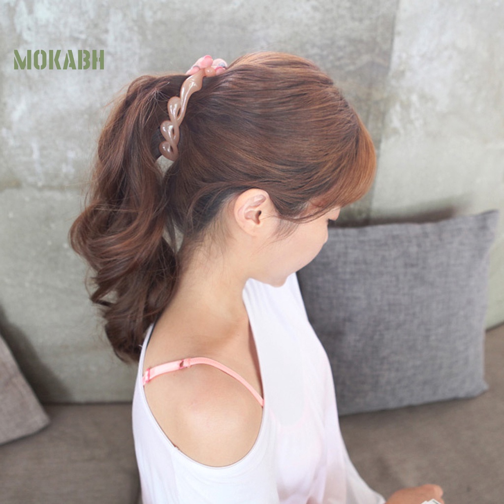 Kẹp Tóc Đuôi Ngựa Cỡ Nhỏ Linh Hoạt Thời Trang Cho Nữ