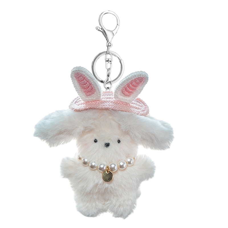 Móc Khóa Thỏ Bông Mini Dễ Thương Cho Cặp Đôi