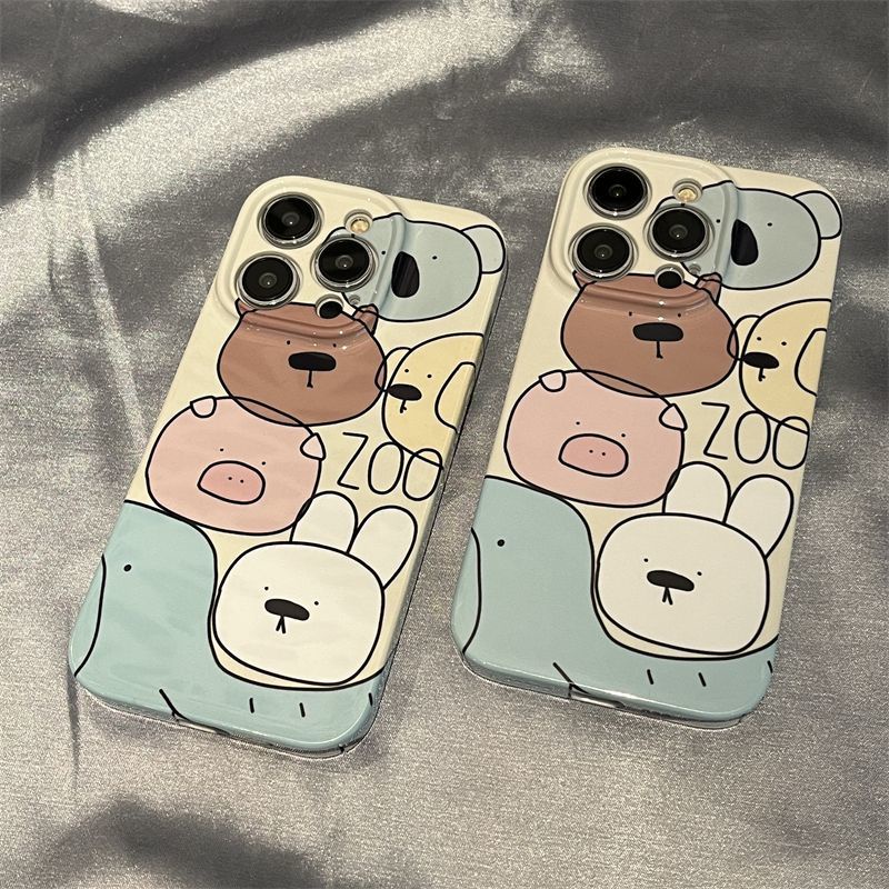 🔥Ốp Điện Thoại Cứng Họa Tiết Hoạt Hình Động Vật Dễ Thương Cho Iphone 12Pro 1311 Avatar 14 W4UM