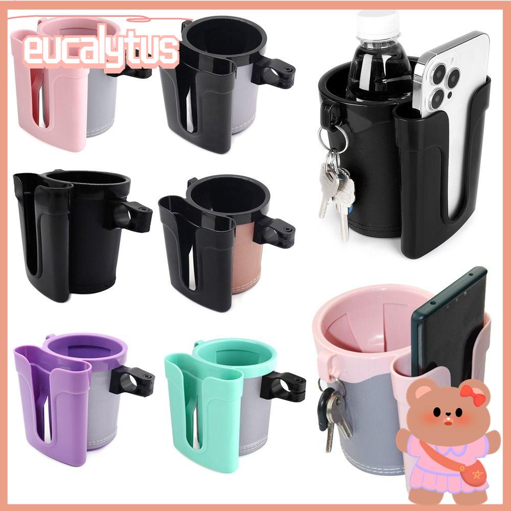 Giá Đỡ Cốc / Điện Thoại Gắn Xe Đẩy Em Bé Chống Trượt Tiện Dụng