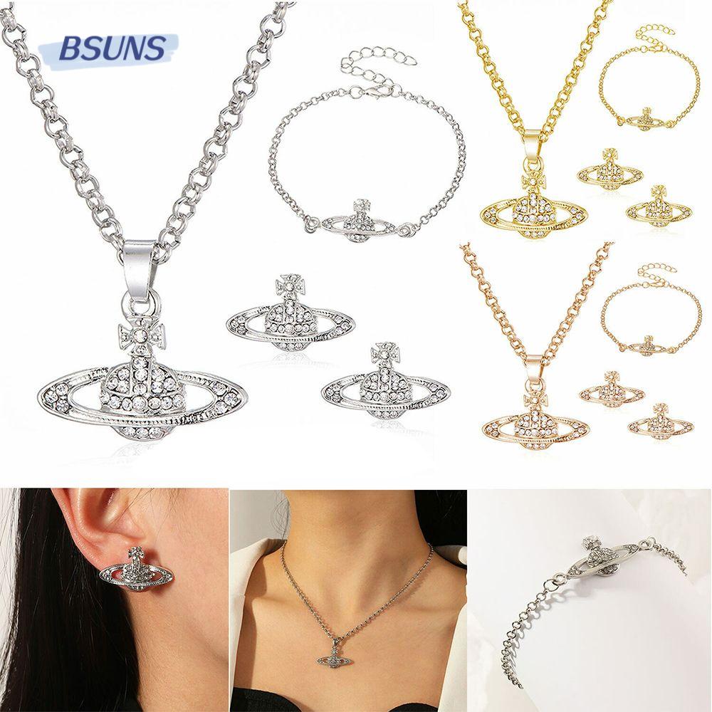 Khuyên Tai Mặt Trái Tim Orb|Dây Chuyền Xích Thời Trang Cá Tính Cho Nữ