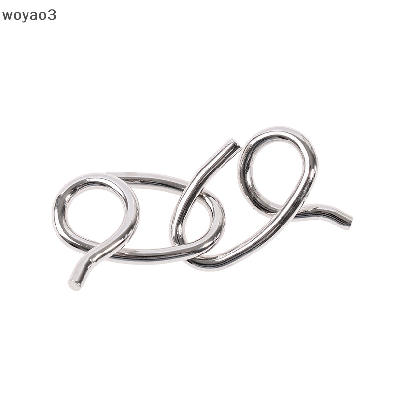 Set 8 Đồ Chơi Lắp Ráp IQ woyao3 Bằng Kim Loại Cho Người Lớn Và Trẻ Em