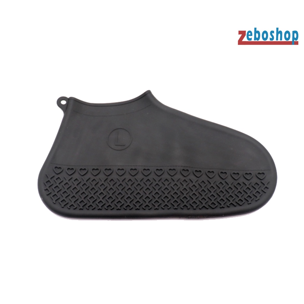 1 Cặp Vỏ Bọc Giày Đi Mưa Unisex Bằng Silicon Chống Nước Chống Trượt Có Thể Tái Sử Dụng