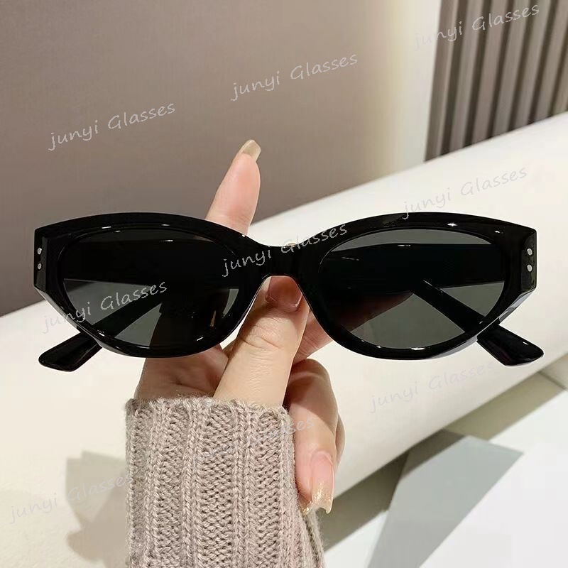 Kính Mát Gọng Vuông Nhỏ Nhắn Phong Cách Hip Hop Hàn Quốc Chống Tia Uv Y2K Sự Bảo Vệ