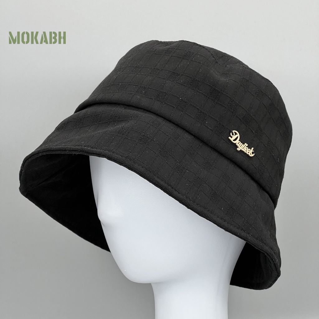 Nón Tai Bèo Thoáng Khí Họa Tiết Sọc Caro Màu Sắc Thời Trang Mùa Hè Cho Nữ