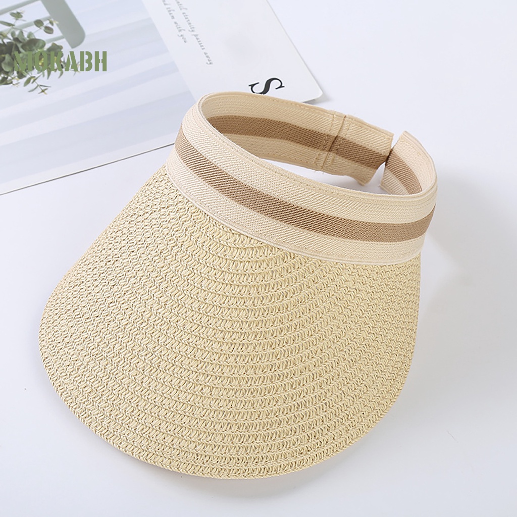 Mũ Rơm Dệt Thoáng Khí Chống Tia UV Có Thể Điều Chỉnh Bảo Vệ Cho Mùa Hè