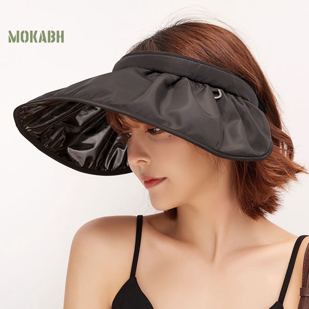 Nón Chống Nắng Thoáng Khí Trọng Lượng Nhẹ Màu Sắc Đơn Giản Cho Nữ